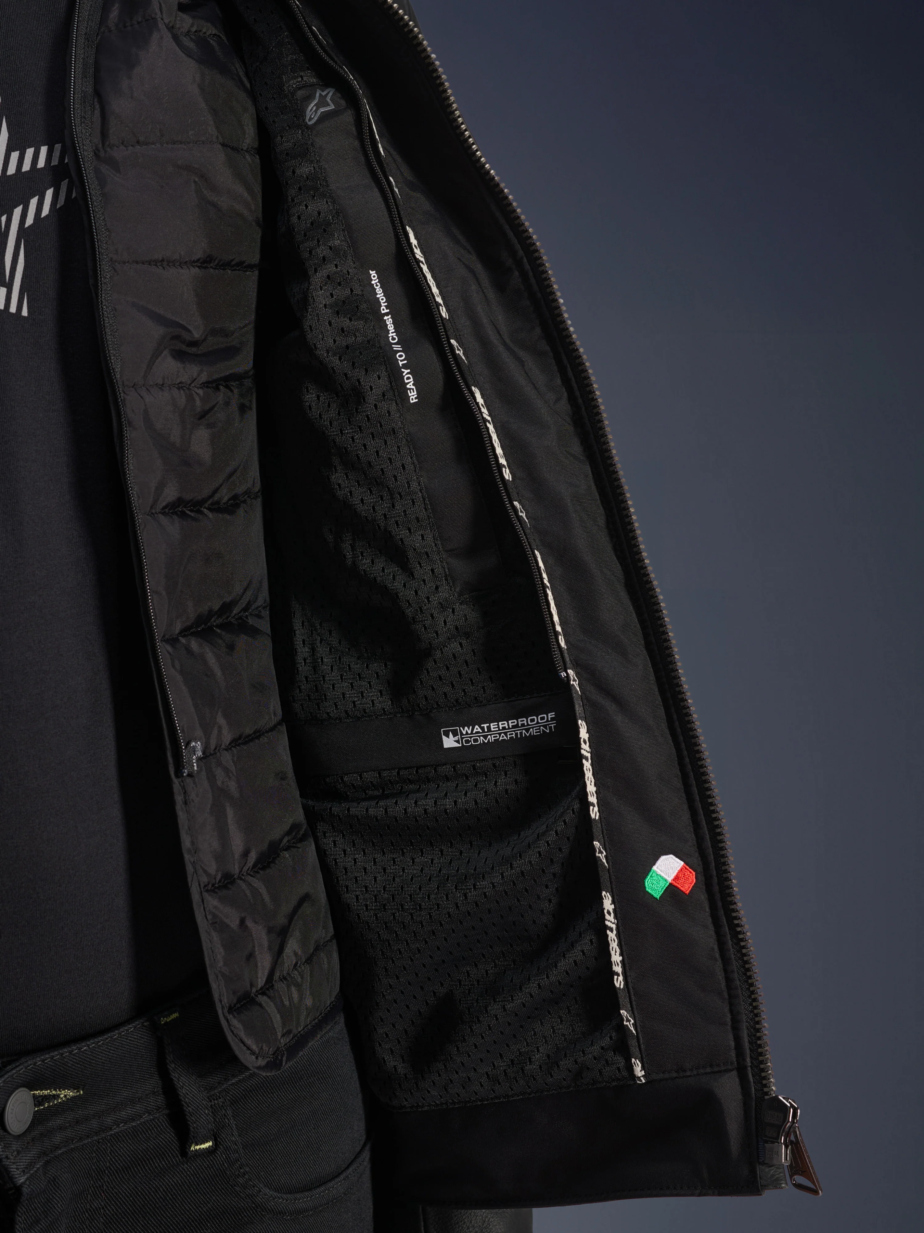 Blacktrack Leather Jacket - Image 10