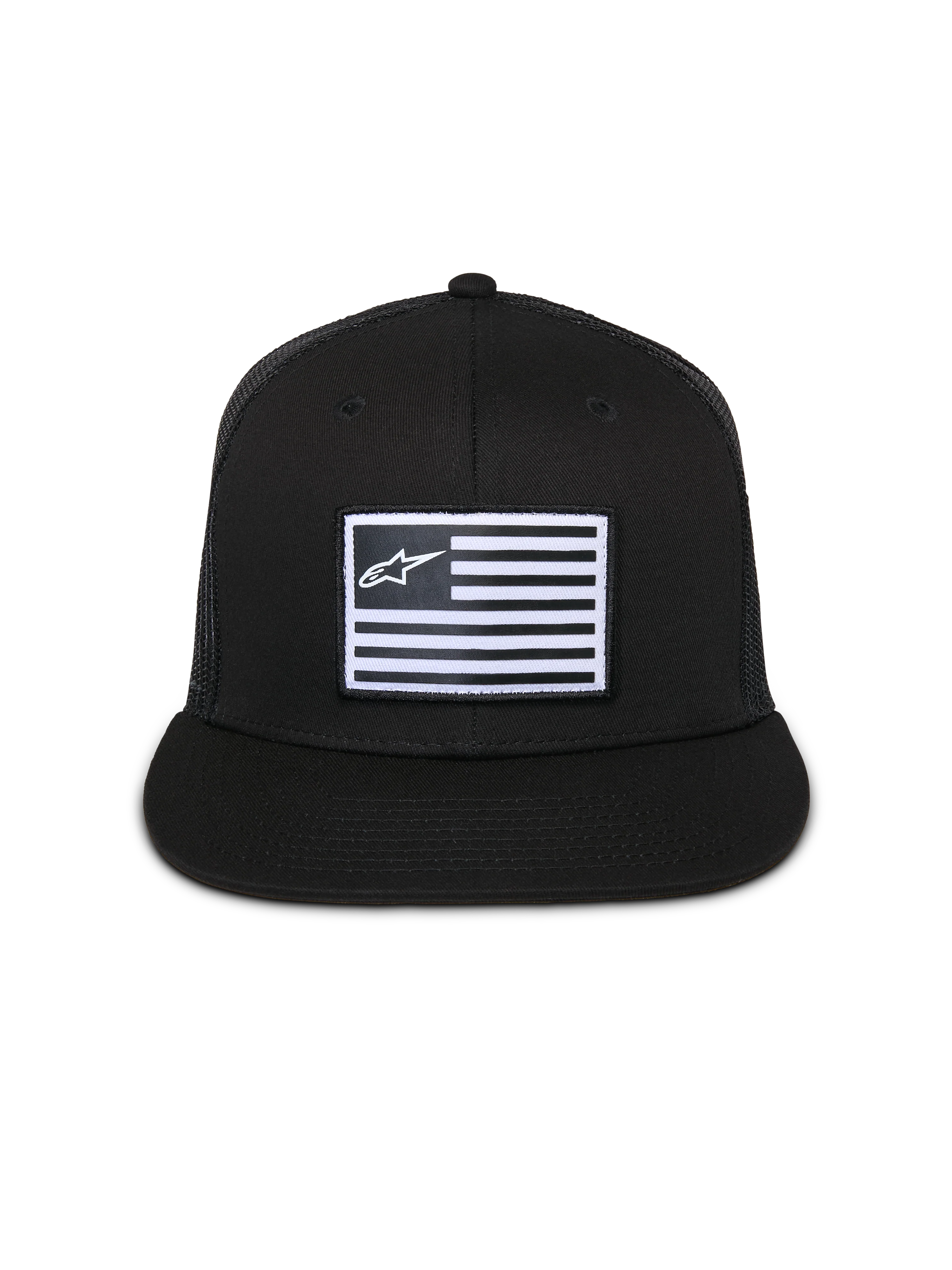Flag Flat Trucker Hat - Image 5