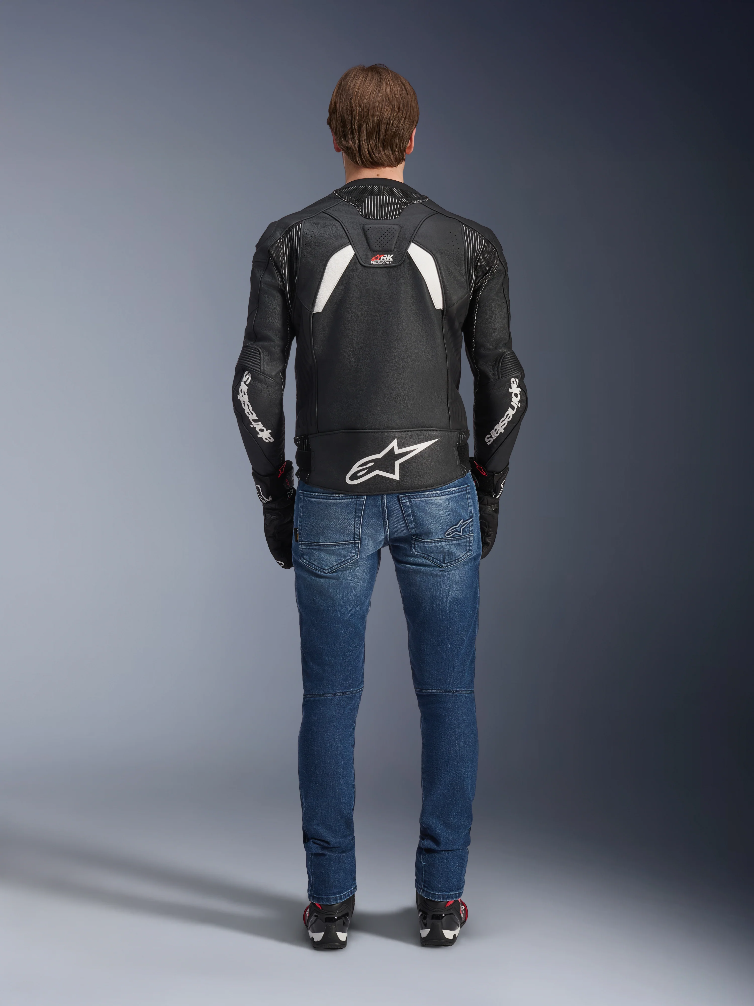 GP Plus R V4 Rideknit Leather Jacket - Image 3