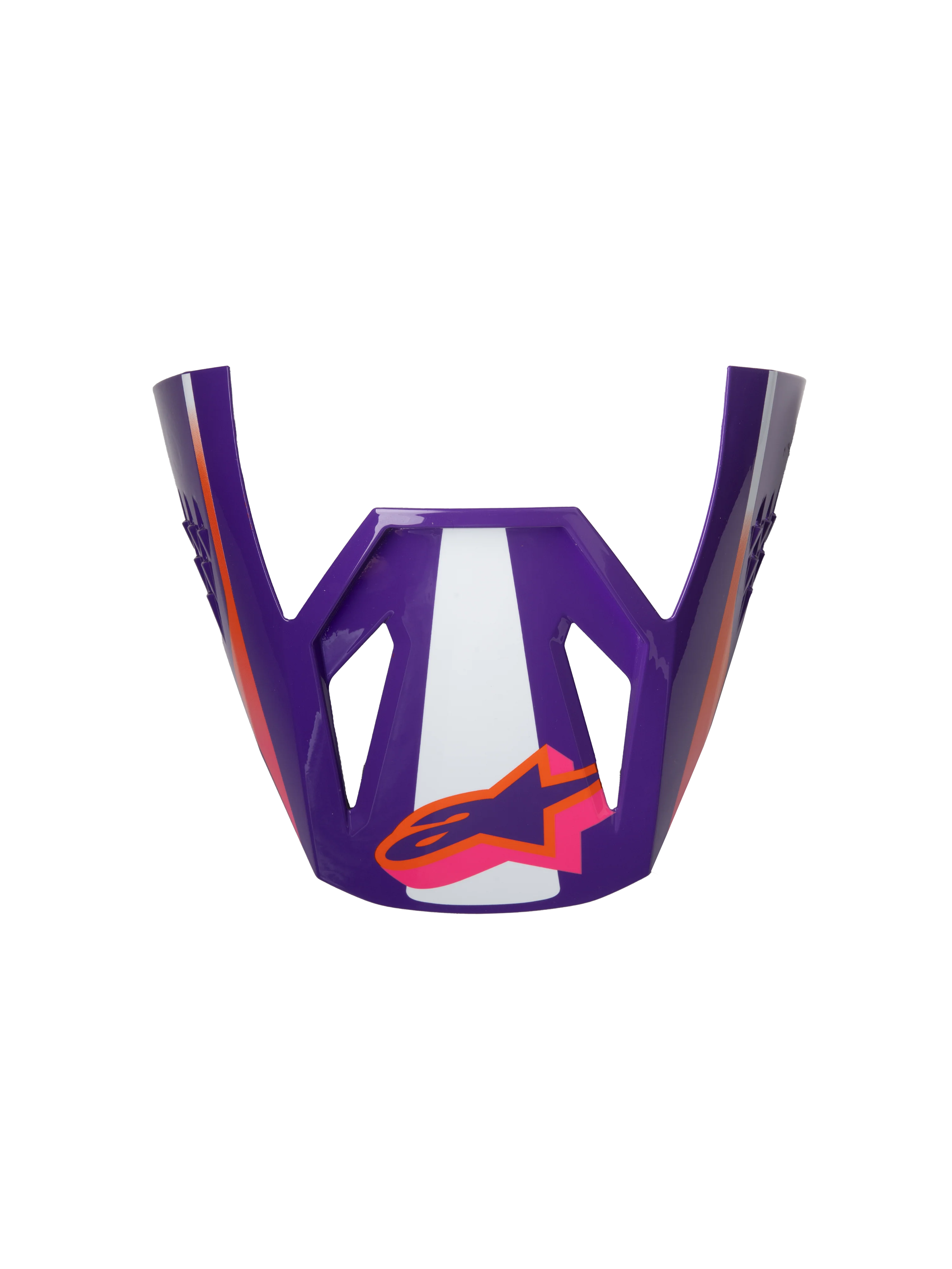 S-M3 Heat ECE06 White Purple Pink Glossy Visor