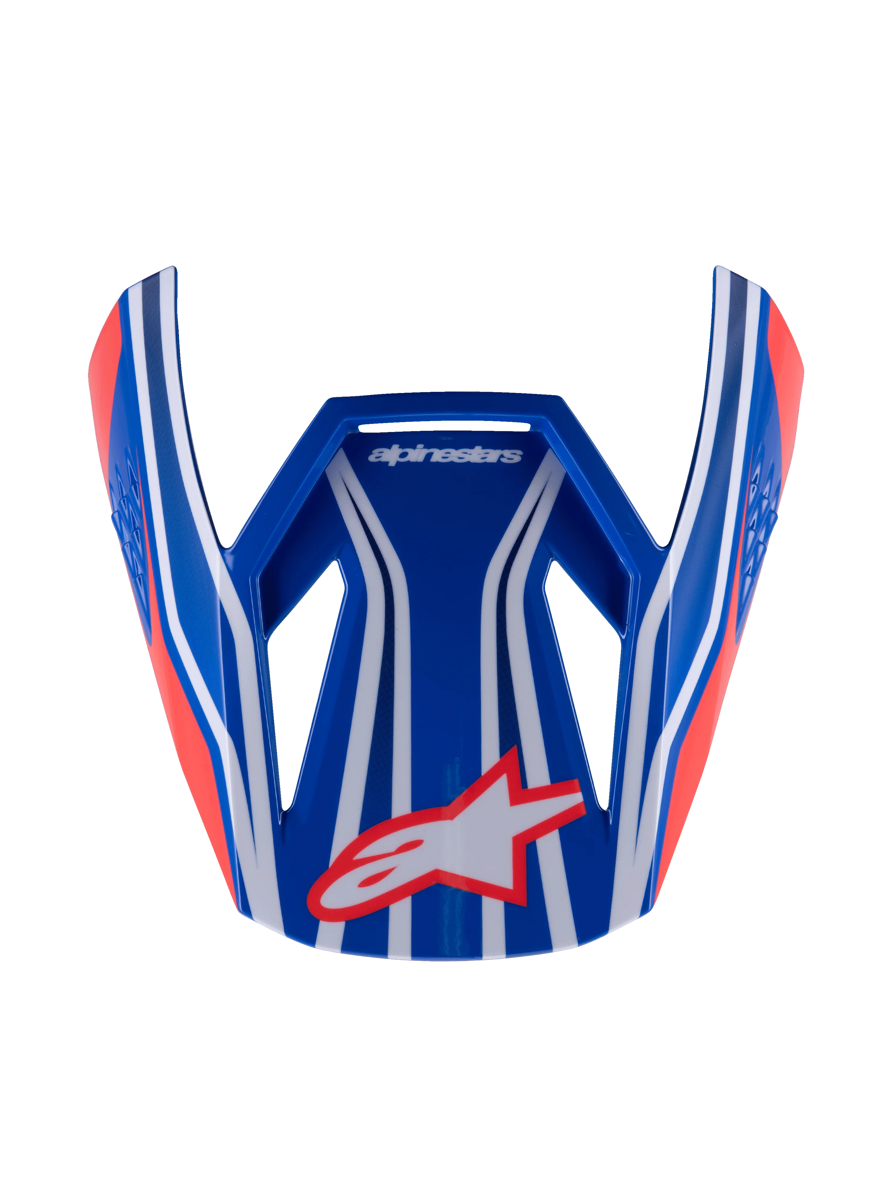 S-M3 Youth Wurx Visor - Blue Red White Black Glossy
