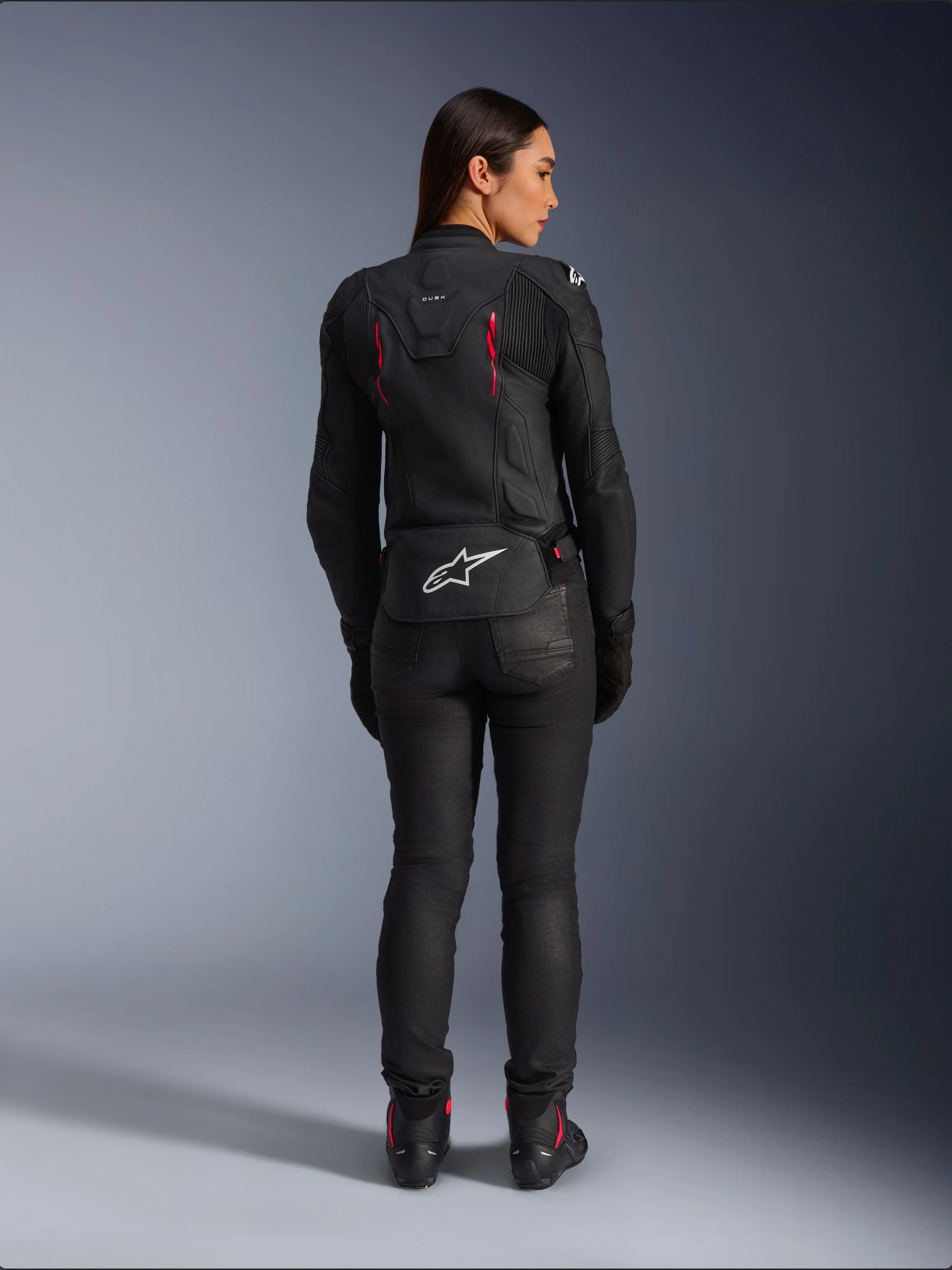 Woman Stella Dusk Leather Jacket - Image 3