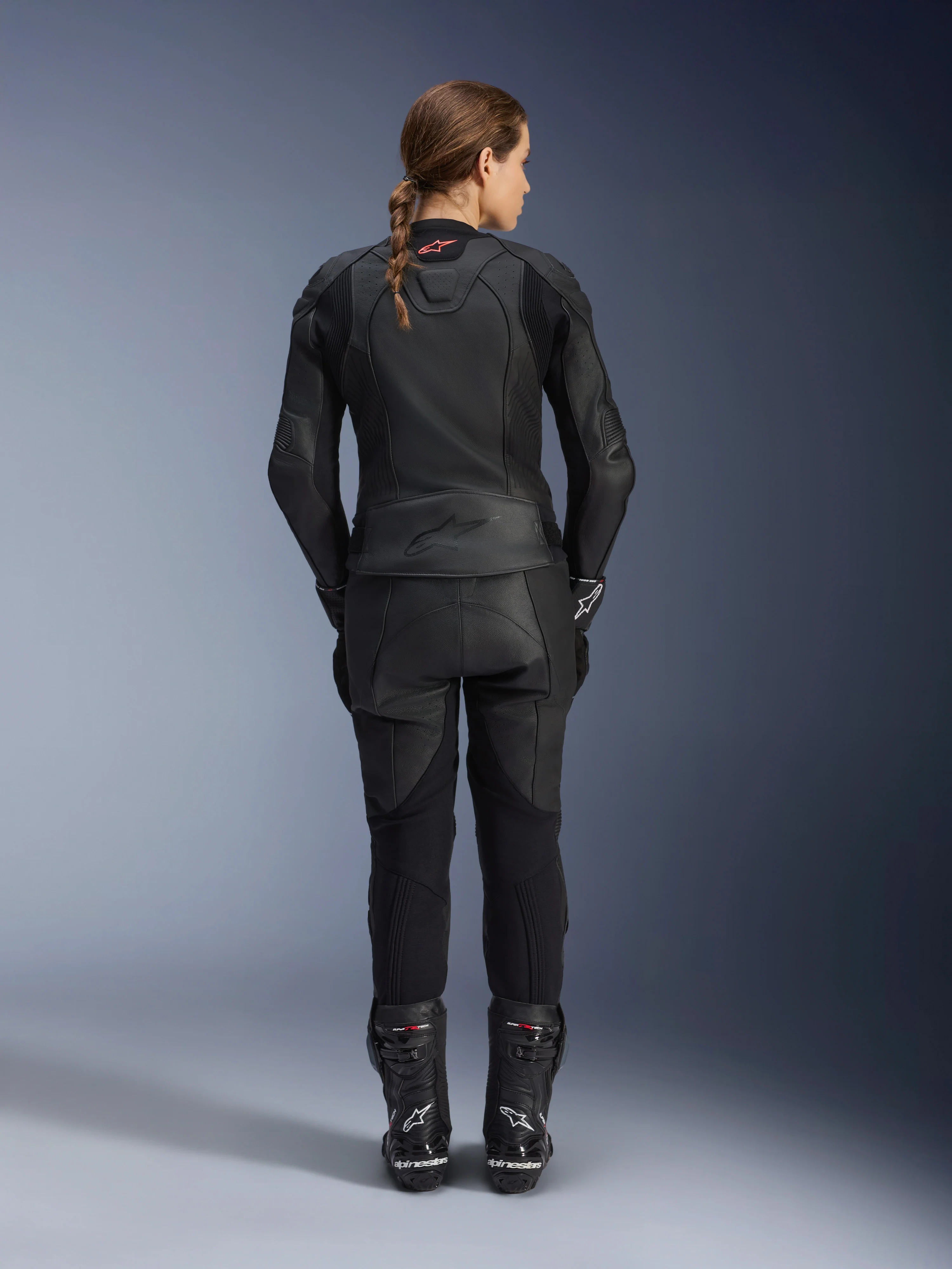 Women Stella GP Plus V4 Leather Jacket - Image 3