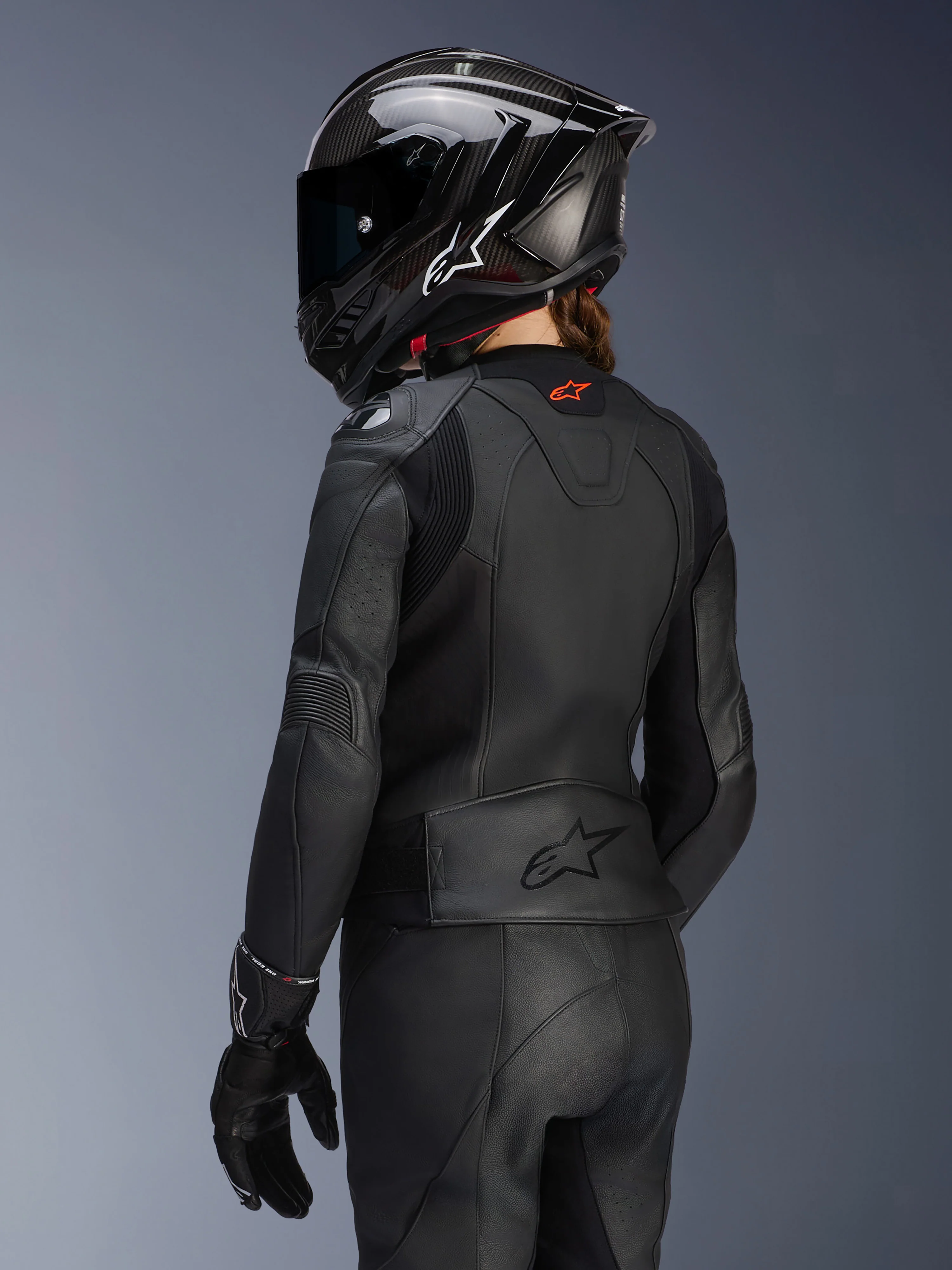 Women Stella GP Plus V4 Leather Jacket - Image 6