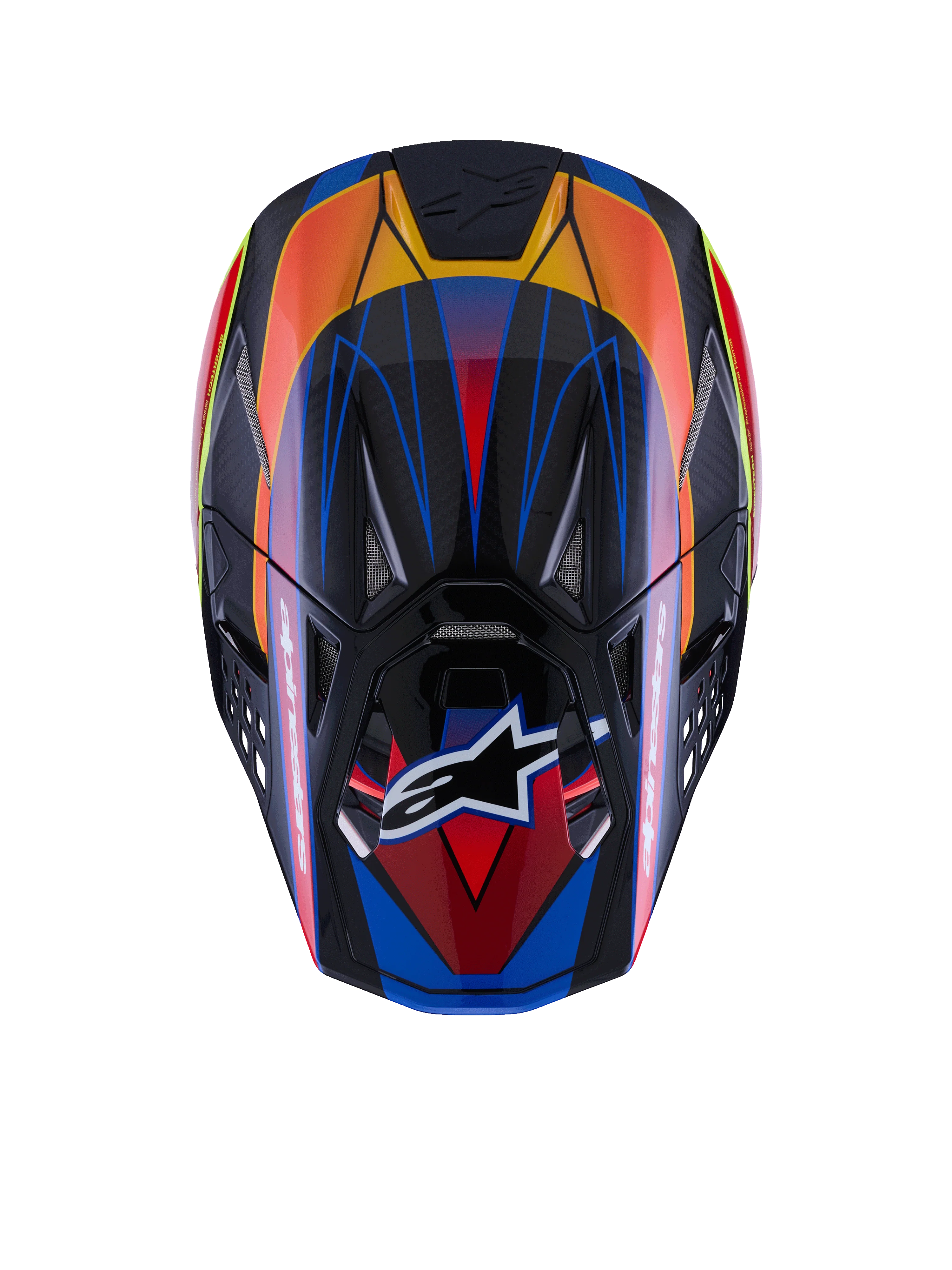 Supertech M10 Era ECE 22.06 Helmet Blue Red Yellow Fluo Glossy - Image 6