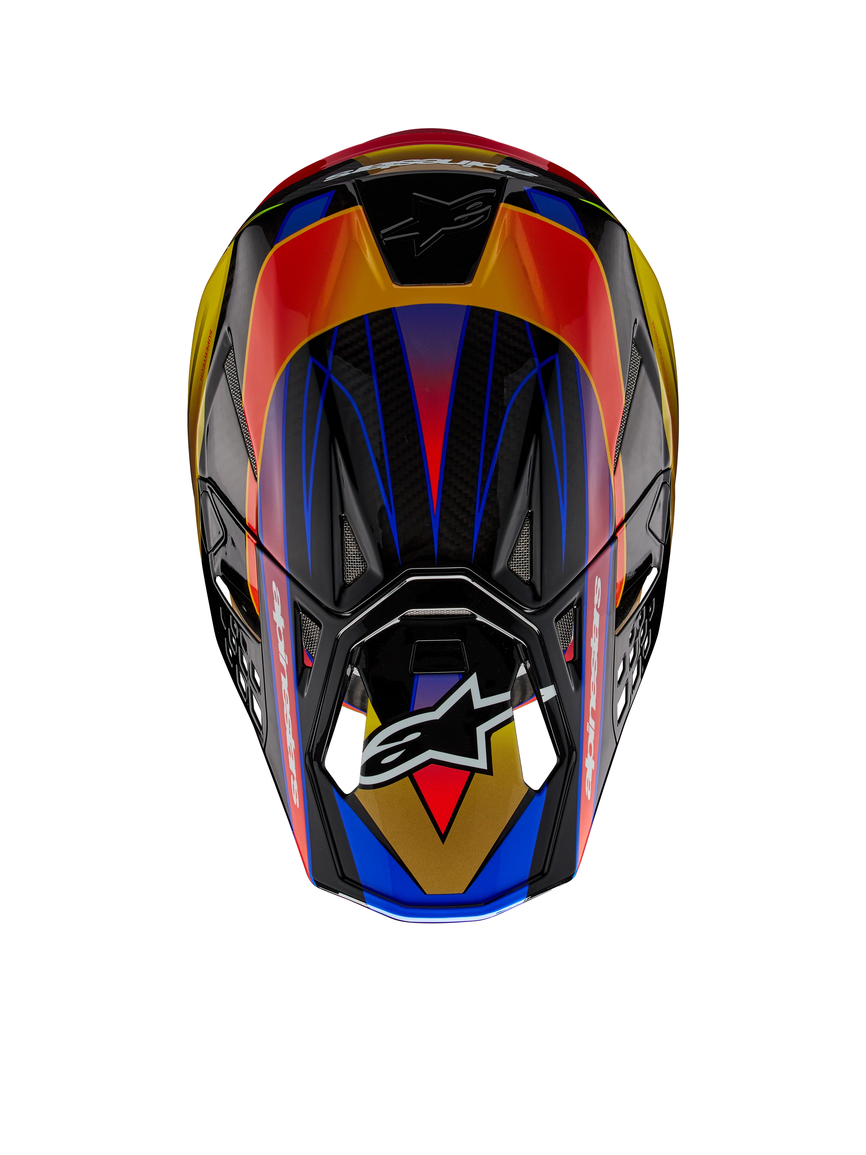 Supertech M10 Era ECE 22.06 Helmet Gold Yellow Rio Red Glossy - Image 7
