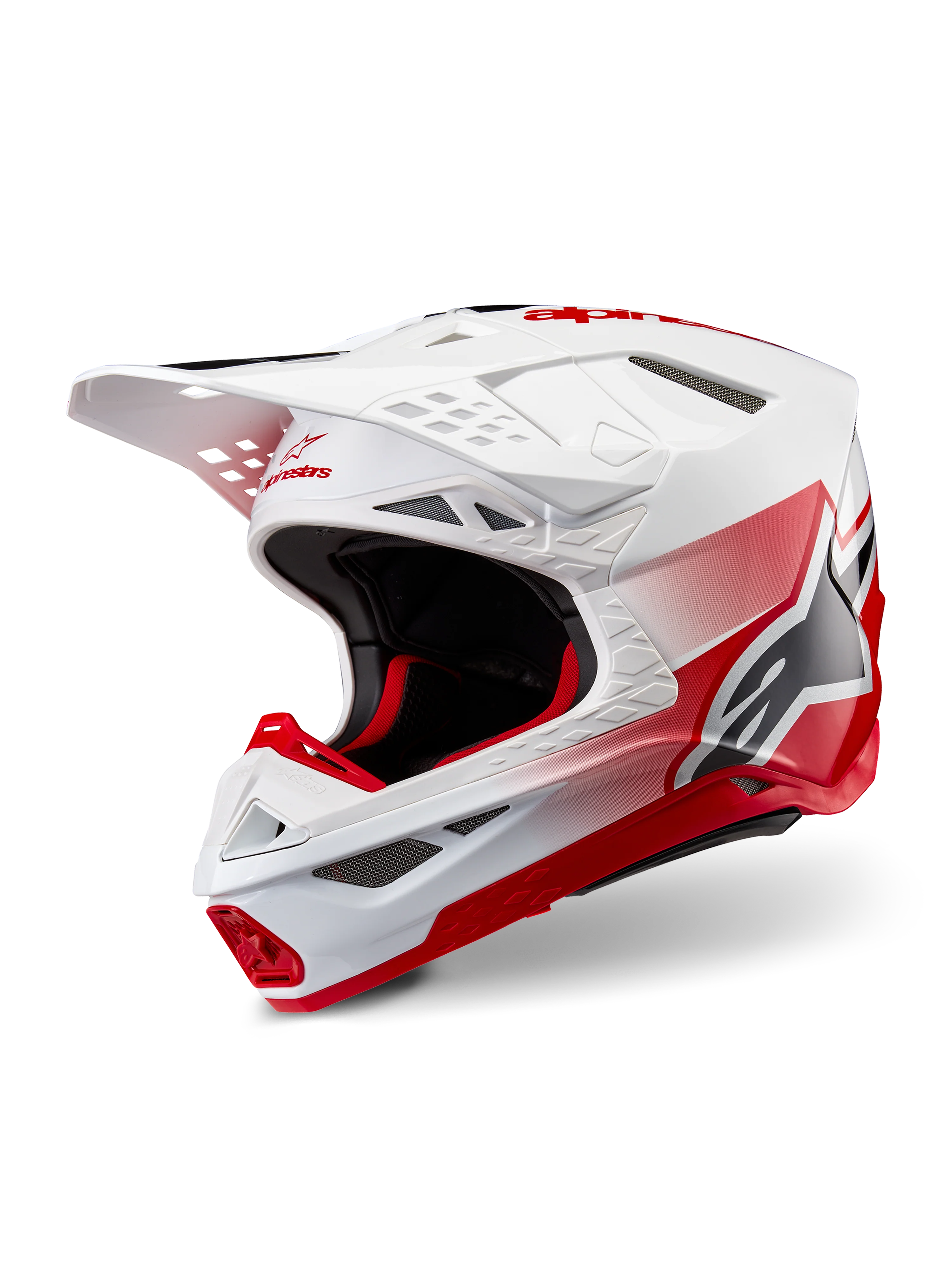 Supertech M10 Unite Helmet ECE 22.06 Red White Glossy - Image 5