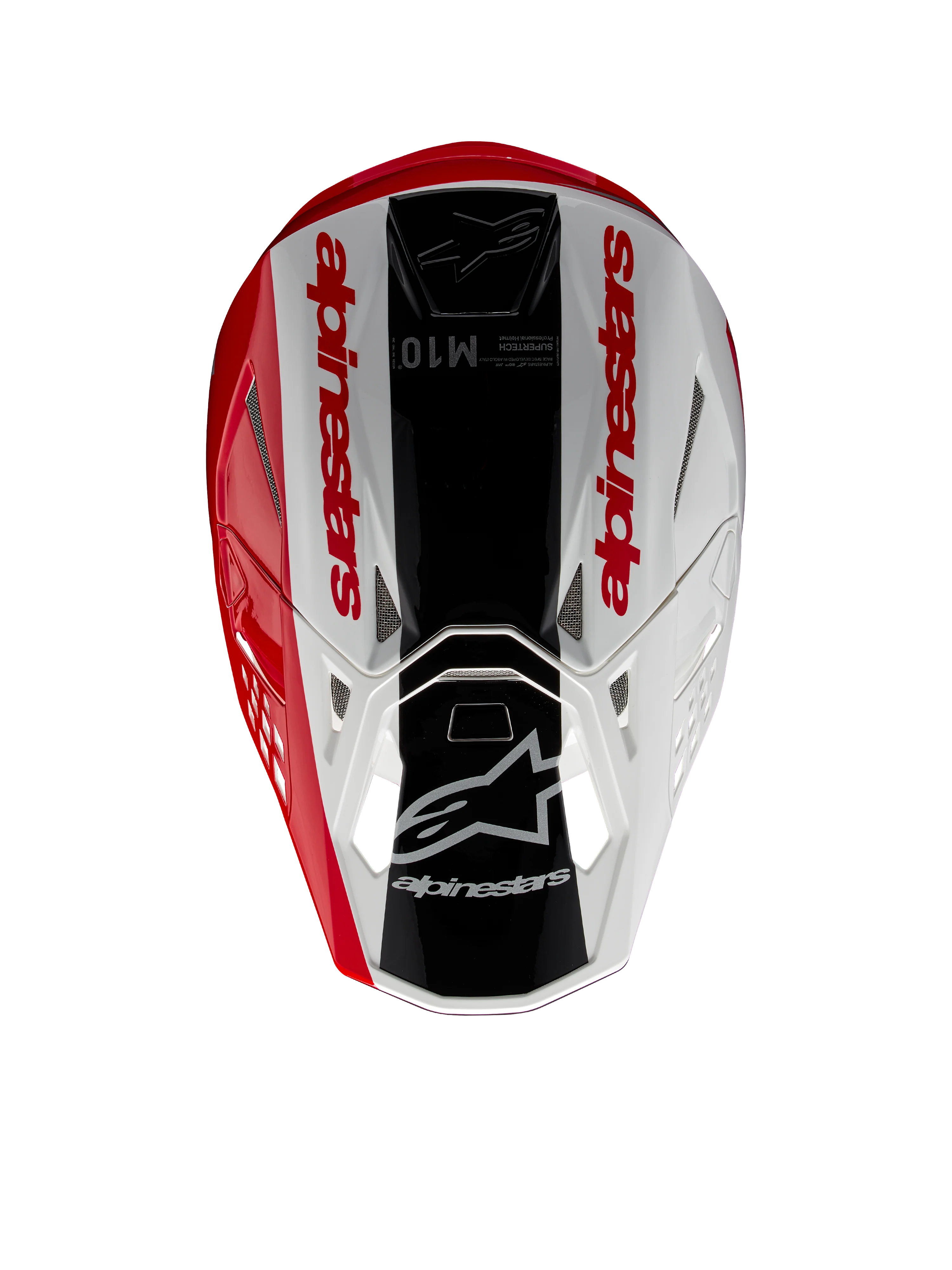 Supertech M10 Unite Helmet ECE 22.06 Red White Glossy - Image 7