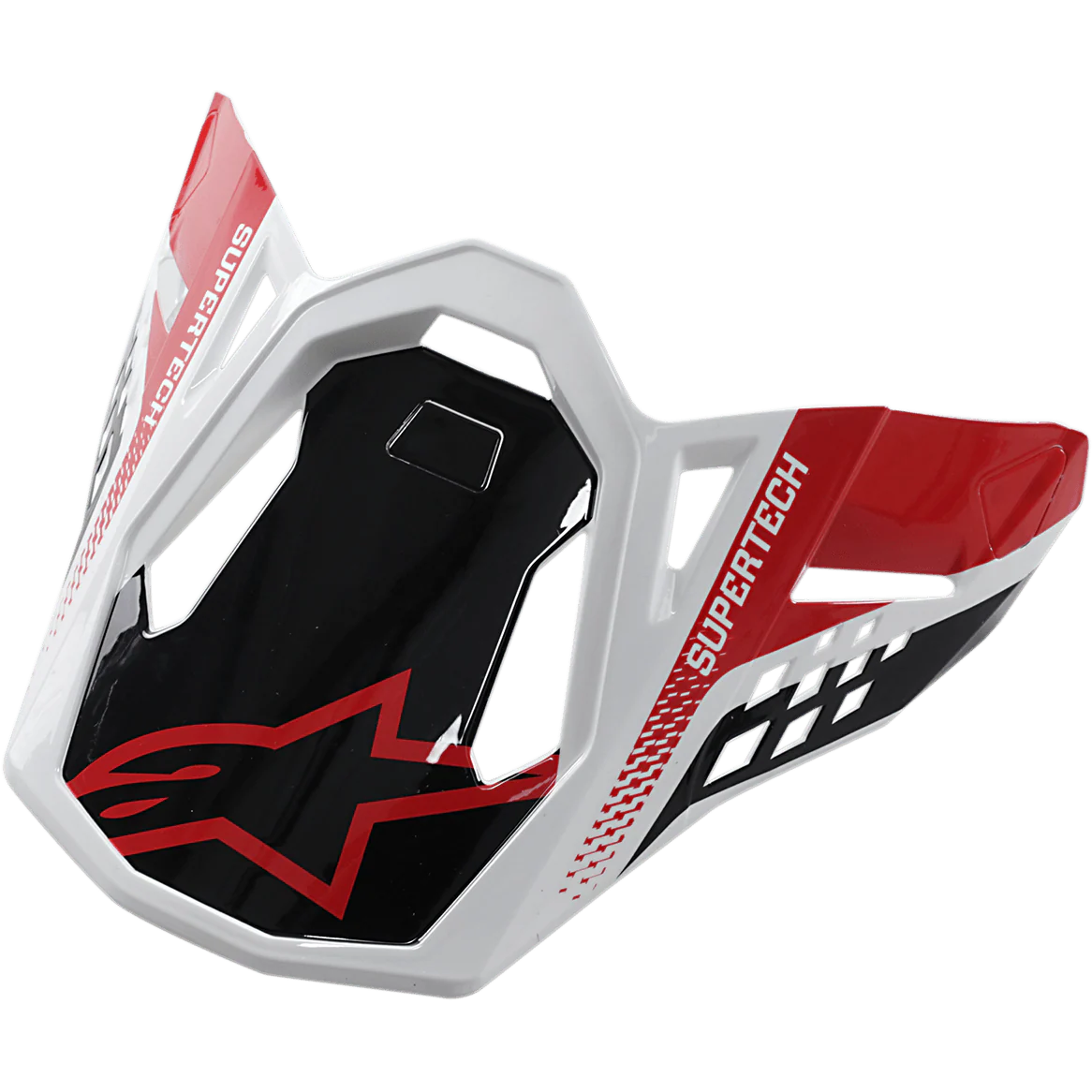 S-M8 Helmet Visor Triple Black Red White