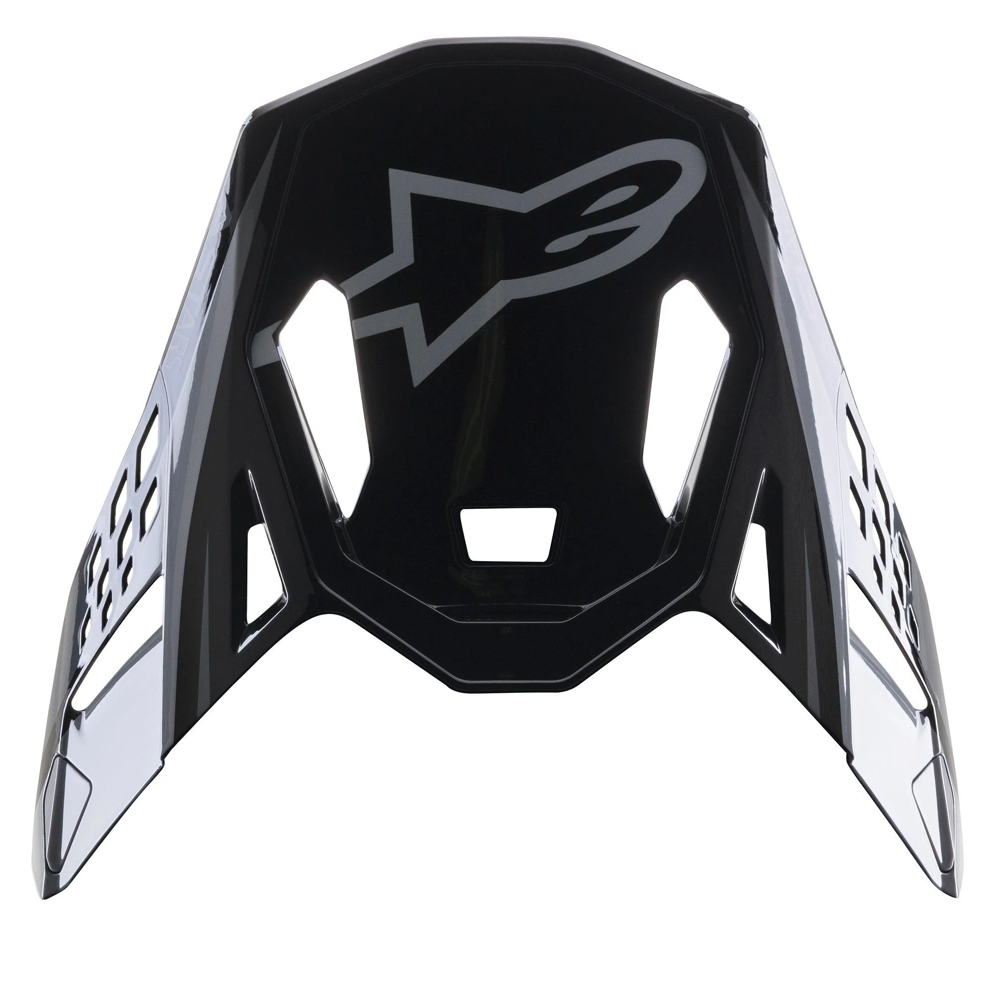 Supertech M10 Carbon Meta2 Black Gray Glossy Visor - Image 2