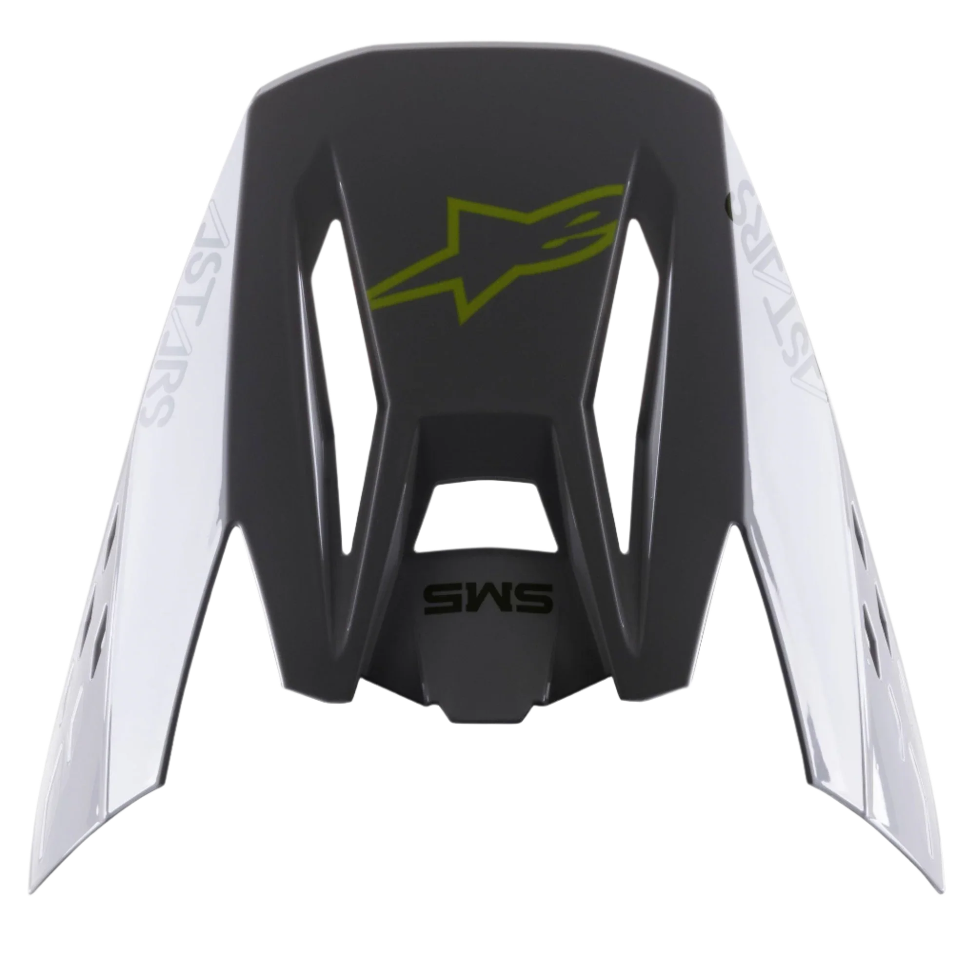 S-M5 Bond Silver Yellow Fluo Glossy Visor