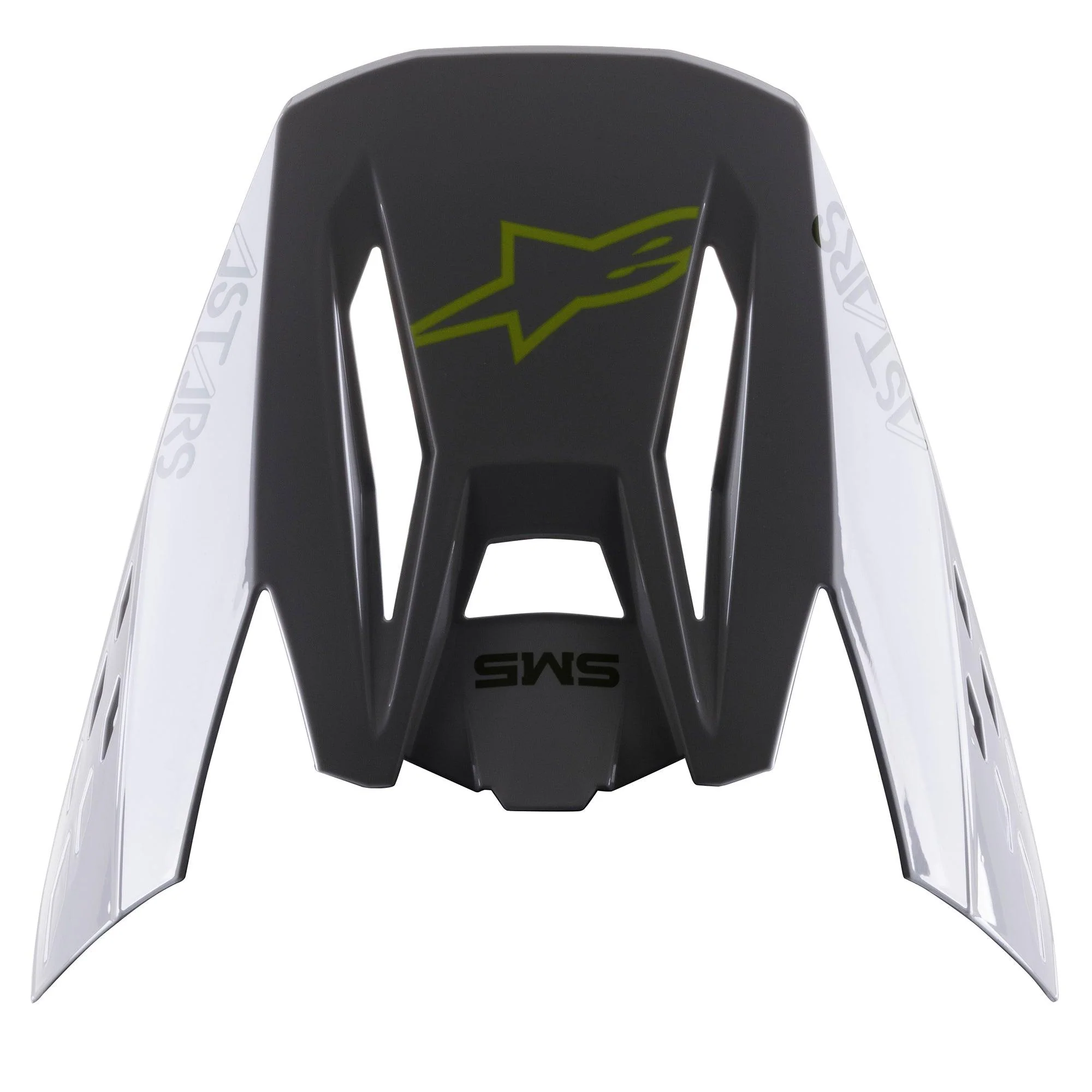 S-M5 Bond Silver Yellow Fluo Glossy Visor - Image 2