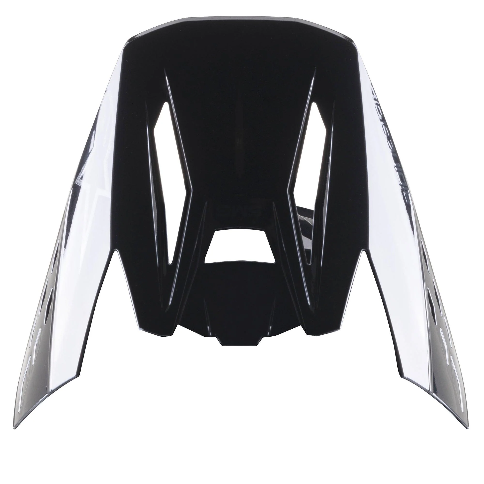 S-M5 Scout Black Silver Glossy Visor - Image 2