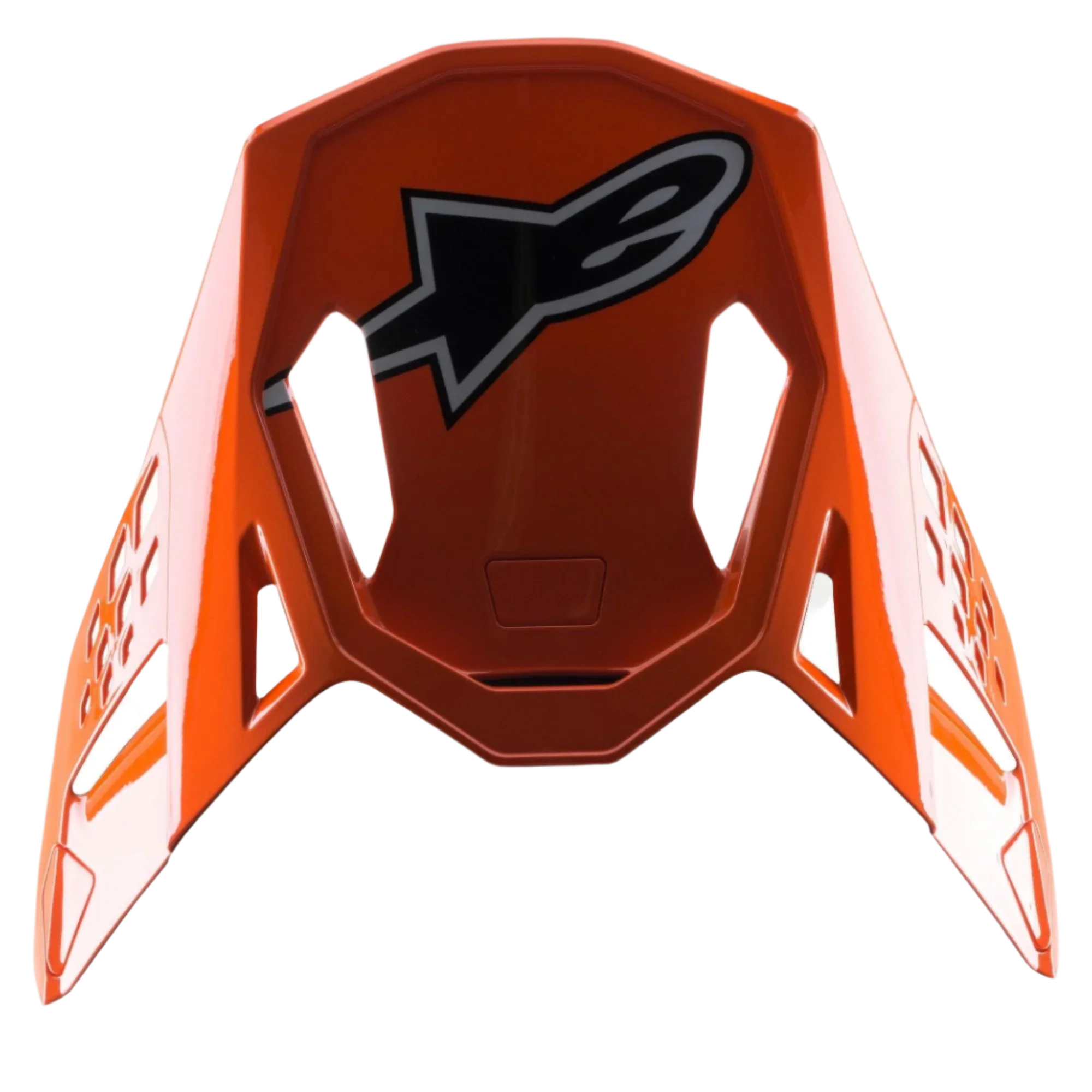 S-M8 Factory Dark Blue Orange Yellow Fluo Glossy Visor