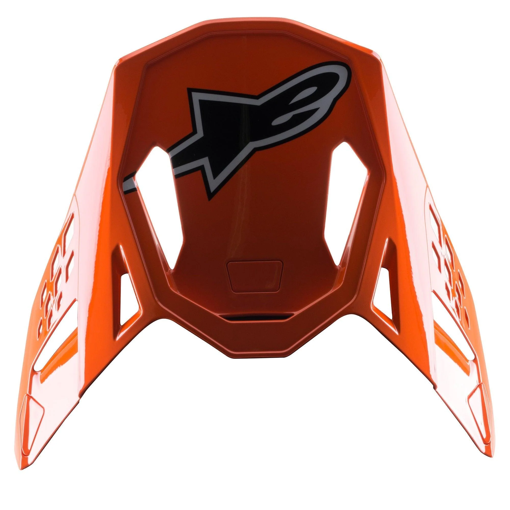 S-M8 Factory Dark Blue Orange Yellow Fluo Glossy Visor - Image 2